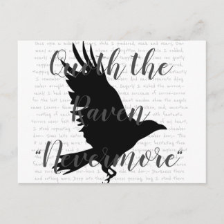 Cartão Postal Edgar Allen Poe O Cartão-Postal Raven