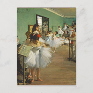 Cartão Postal Edgar Degas A Aula de Dança