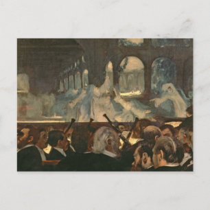 Cartão Postal Edgar Degas   A cena do balé, a ópera de Meyercerv