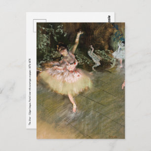 Cartão Postal Edgar Degas - A Estrela 1878
