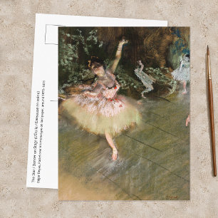 Cartão Postal Edgar Degas - A Estrela 1878