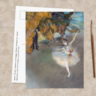 Cartão Postal Edgar Degas - A Estrela / Dançarina no Palco