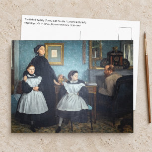 Cartão Postal Edgar Degas - A Família Bellelli