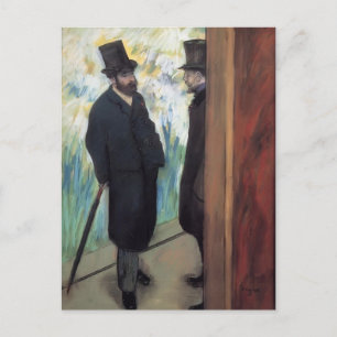 Cartão Postal Edgar Degas: Amigos no Teatro