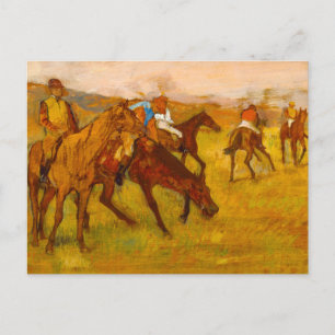 Cartão Postal Edgar Degas Antes da Corrida