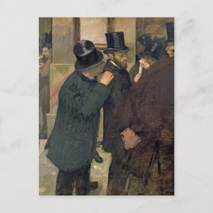Cartão Postal Edgar Degas Bolsa, c.1878-79