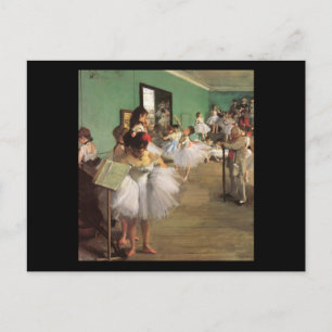 Cartão Postal Edgar Degas Classe de Dança