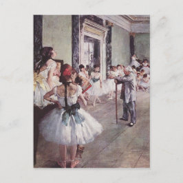 Cartão Postal Edgar Degas Classe de Dança