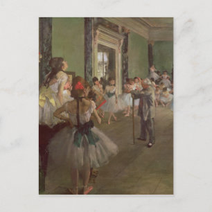 Cartão Postal Edgar Degas   Classe de dança, c.1873-76