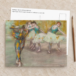 Cartão Postal Edgar Degas - Dança do Arlequim