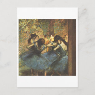 Cartão Postal Edgar Degas - Dançarina do Balé Azul Ballerina Tut