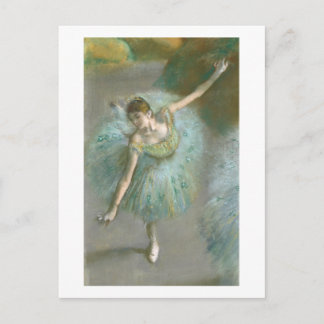 Cartão Postal Edgar Degas | Dançarina em verde