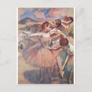 Cartão Postal Edgar Degas - Dançarina na Paisagem 1897 Meninas