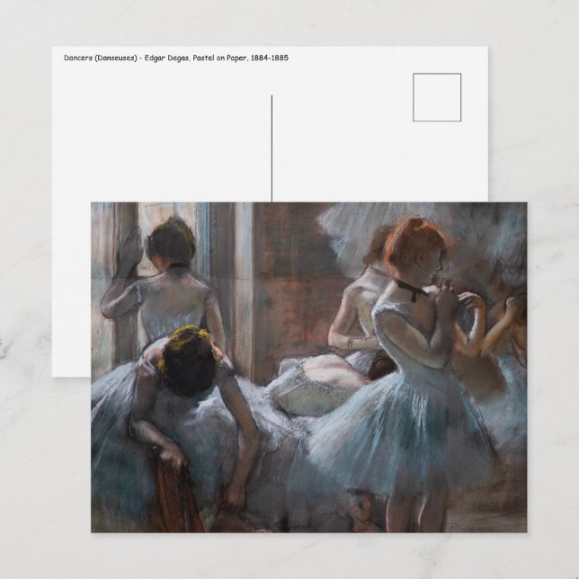 Cartão Postal Edgar Degas - Dançarinos (Frente/Verso)