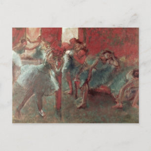 Cartão Postal Edgar Degas Dançarinos no ensaio, 1895-1898