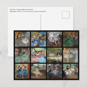 Cartão Postal Edgar Degas - Dançarinos Seleção de Masterbocas