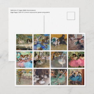Cartão Postal Edgar Degas - Dançarinos Seleção de Masterbocas