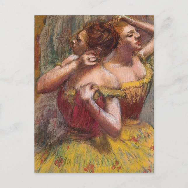 Cartão Postal Edgar Degas | Dois Dançarinos (Frente)