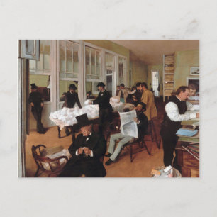 Cartão Postal EDGAR DEGAS - Escritório de algodão em Nova Orle