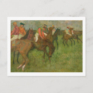 Cartão Postal Edgar Degas   Jockeys, 1886-1890