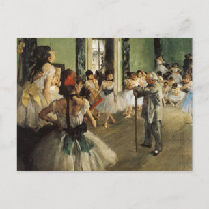 Cartão Postal Edgar Degas La Classe de Danse