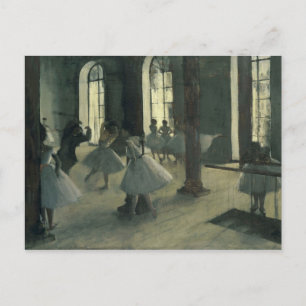 Cartão Postal Edgar Degas - La Répétition au foyer de la danse