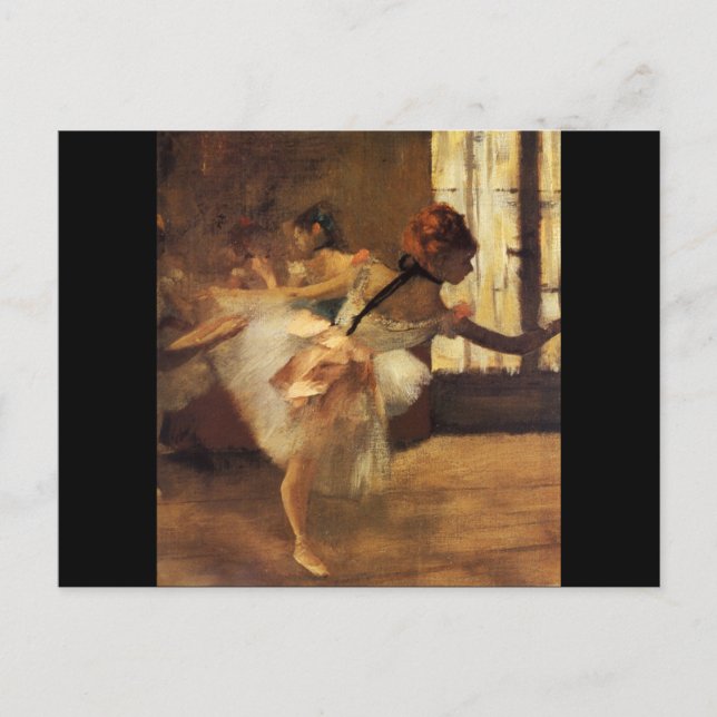 Cartão Postal Edgar Degas La Répétition De Danse (Frente)