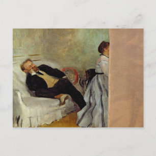Cartão Postal Edgar Degas Monsieur e Madame Edouard Manet