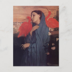 Cartão Postal Edgar Degas: Mulher em um terraço