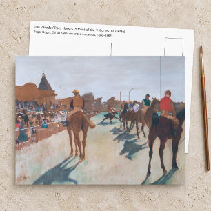 Cartão Postal Edgar Degas - O Desfile