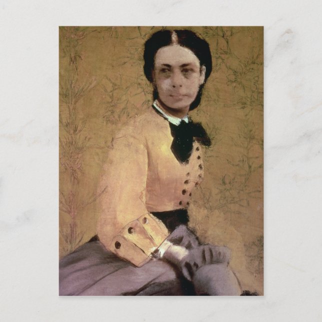 Cartão Postal Edgar Degas | Retrato de Pauline de Metternich (Frente)