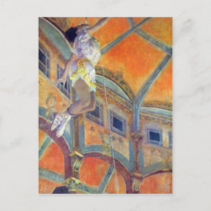 Cartão Postal Edgar Degas - Senhorita Lala no Circo Fernando