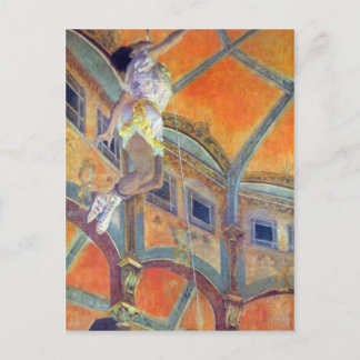 Cartão Postal Edgar Degas - Senhorita Lala no Circo Fernando