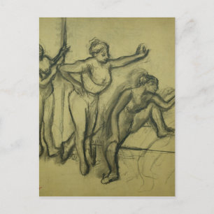 Cartão Postal Edgar Degas Três dinamarqueses, c.1900