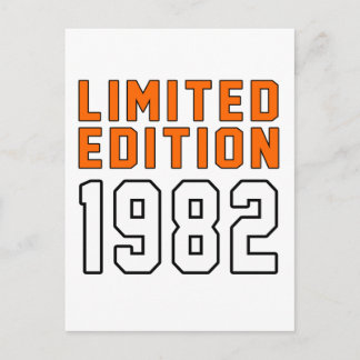 Cartão Postal Edição Limitada 33 Designs de Aniversário