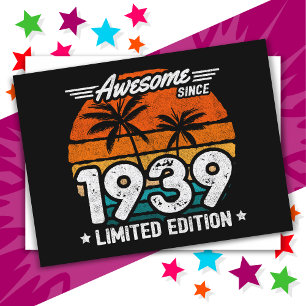 Cartão Postal Edição Limitada de 1939 Retro Incrível Desde 1939