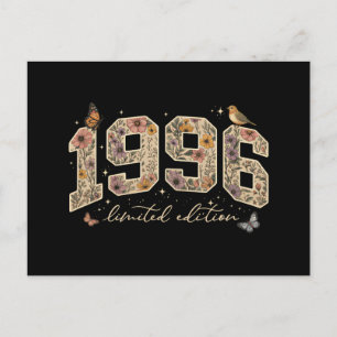Cartão Postal Edição Limitada de Aniversário de 30 Anos Floral 1