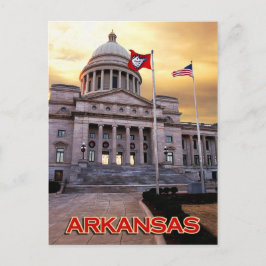 Cartão Postal Edifício Capital do Estado do Arkansas, Little Roc