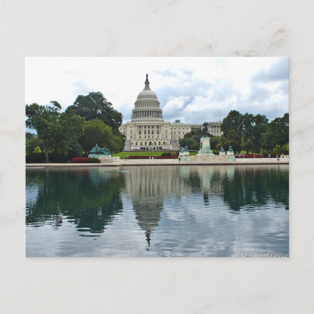 Cartão Postal Edifício Capitólio dos Estados Unidos (Frente)