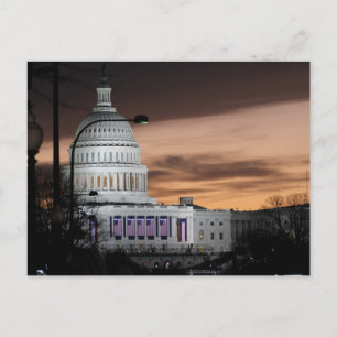 Cartão Postal Edifício Capitólio dos Estados Unidos em Dusk