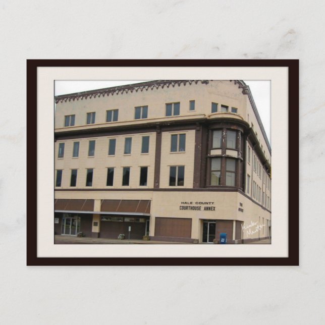 Cartão Postal Edifício de Anexo do Tribunal de Justiça do Postca (Frente)