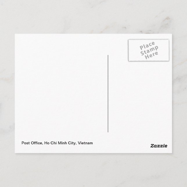 Cartão Postal Edifício de escritórios postes em Ho Chi Minh, Vie (Verso)