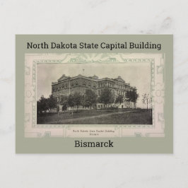 Cartão Postal Edifício do Capitólio Estadual de Dakota do Norte 