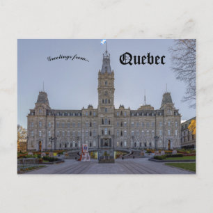 Cartão Postal Edifício do Parlamento de Quebec em Quebec Canadá