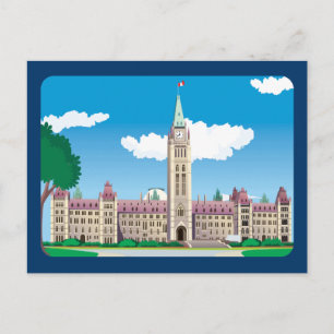 Cartão Postal Edifício do Parlamento Ottawa