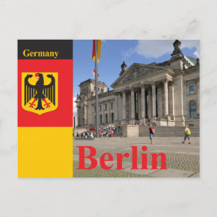 Cartão Postal Edifício do Reichstag. Berlim, Alemanha