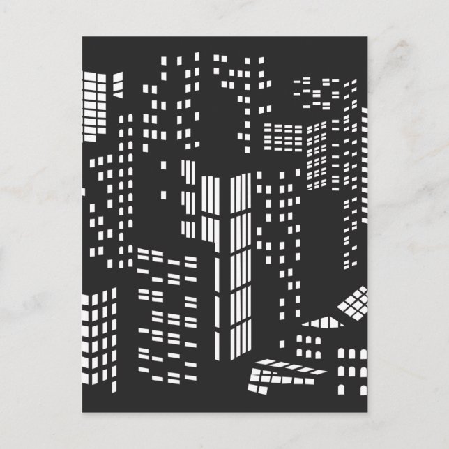 Cartão Postal Edifício, edifícios, estrutura, arquitetura, cidad (Frente)