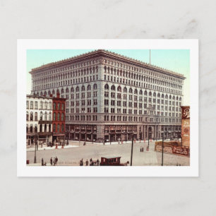 Cartão Postal Edifício Ellicott Square, Buffalo, NY Vintage