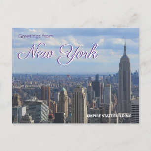 Cartão Postal Edifício Empire State Cidade de Nova York