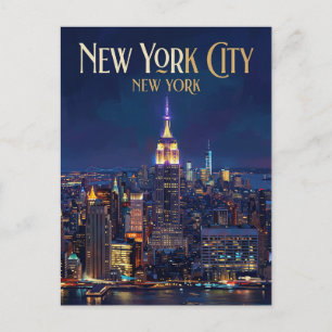 Cartão Postal Edifício Empire State EUA